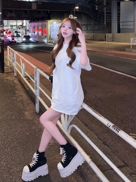 「Darich（ダーリッチ）のアイテム」を使った、Darichさん（レディース・156cm）の春コーディネート
