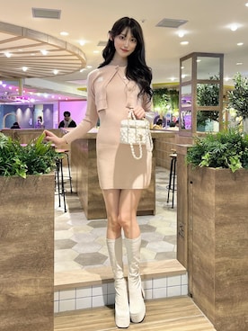 Darichさん（レディース・169cm）の冬コーディネート