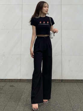 「アイテム（サンダル）」を使った、Darichさん（レディース）の夏コーディネート