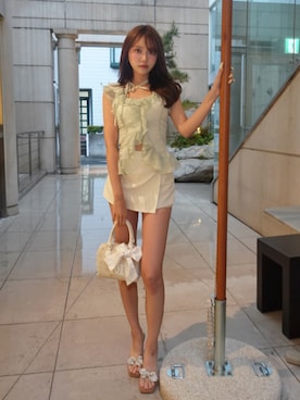 「Darich（ダーリッチ）のアイテム」を使った、Darichさん（レディース・163cm）の春コーディネート