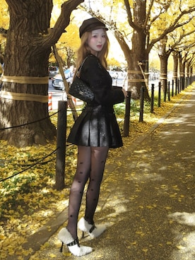 「Darich（ダーリッチ）のアイテム」を使った、Darichさん（レディース・163cm）の冬コーディネート