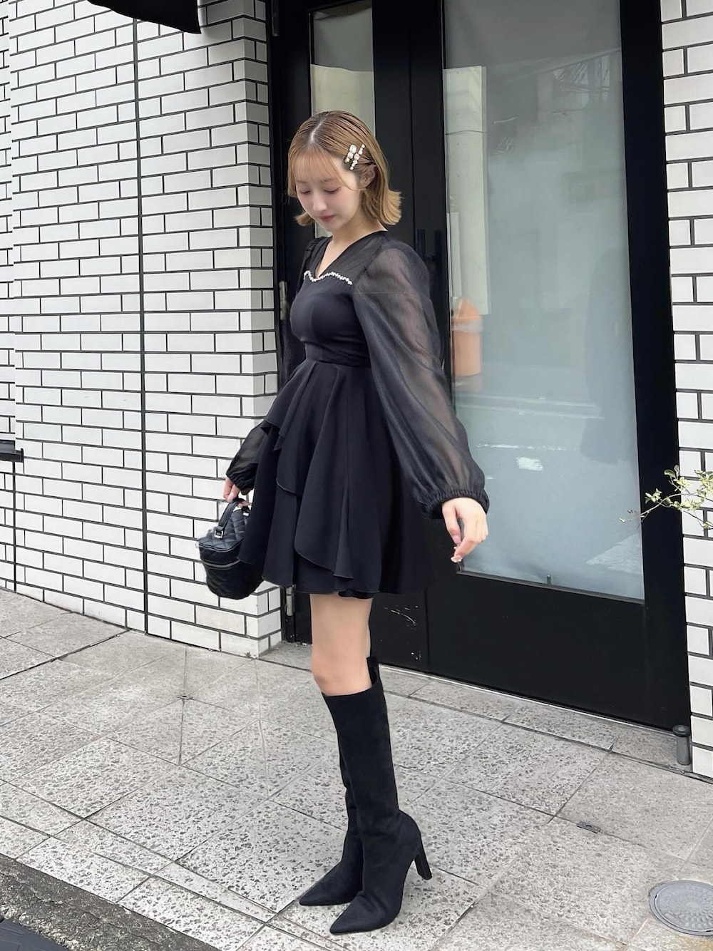 Darich（ダーリッチ）の「シアードッキングフリルミニワンピース