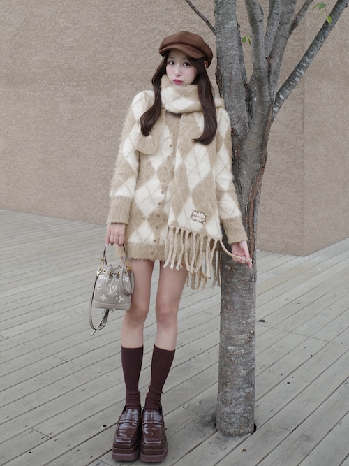 ダーリッチ　アーガイルニットアンサンブル　FL アーガイルニットアンサンブル – Darich (ダーリッチ)