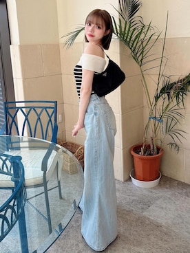 「アイテム（その他トップス）」を使った、Darichさん（レディース・155cm）の夏コーディネート