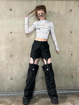 「Darich（ダーリッチ）のアイテム」を使った、Darichさん（レディース・158cm）の冬コーディネート