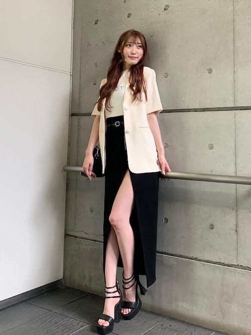 スカート Darich Darich スカート ラメスウェットボックスプリーツミニスカート