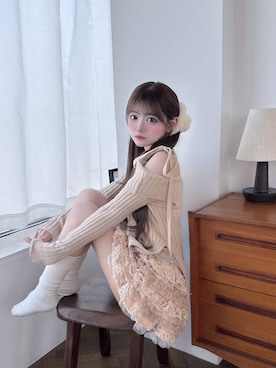 「アイテム（セットアップ）」を使った、Darichさん（レディース・158cm）の夏コーディネート