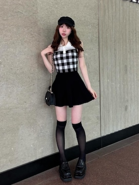 「Darich（ダーリッチ）のアイテム」を使った、Darichさん（レディース・160cm）の春コーディネート