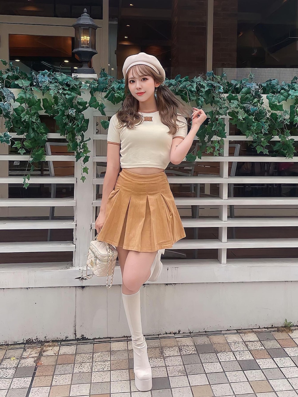 Darich コーデュロイプリーツミニスカート グレー ダーリッチ Darich コーデュロイプリーツミニスカート （グレー
