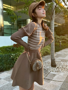 Darichさん(レディース・160cm)の冬コーディネート