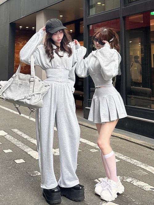 カラーラメスウェットバレルパンツ（その他パンツ）｜Darich