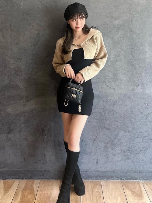 新品タグ付 ダーリッチ ボリュームオフショルアンサンブルミニワンピース F ボリュームオフショルアンサンブルミニワンピース – Darich (ダーリッチ)