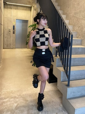 「アイテム（キャミソール）」を使った、Darichさん（レディース・164cm）の夏コーディネート