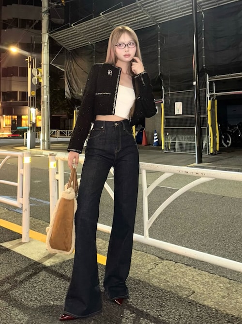 スパンコールツイードジャケット（その他アウター）｜Darich