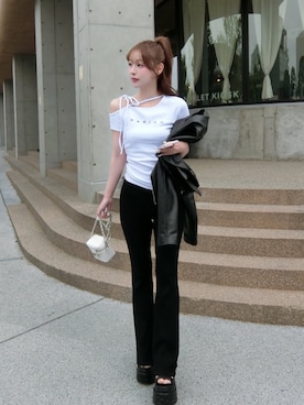 Darichさん(レディース・156cm)の春コーディネート