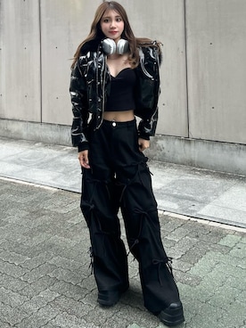 「Darich（ダーリッチ）のアイテム（その他アウター）」を使った、Darichさん（レディース・158cm）の秋コーディネート
