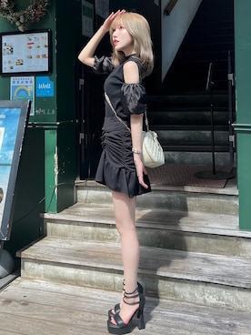 「アイテム（スカート）」を使った、Darichさん（レディース）の夏コーディネート