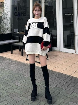 「アイテム（その他トップス）」を使った、Darichさん（レディース・164cm）の秋コーディネート