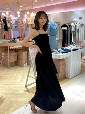 「アイテム（ワンピース）」を使った、Darichさん（レディース）の夏コーディネート