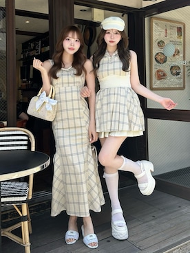 「Darich（ダーリッチ）のアイテム」を使った、Darichさん（レディース・164cm）の春コーディネート