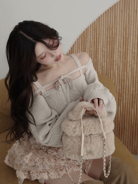 「アイテム（セットアップ）」を使った、Darichさん（レディース・160cm）の夏コーディネート