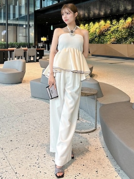 「アイテム（その他トップス）」を使った、Darichさん（レディース・155cm）の夏コーディネート