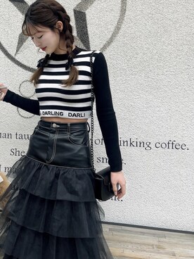 Darichさん（レディース・159cm）の冬コーディネート