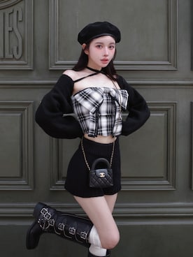 「アイテム（その他トップス）」を使った、Darichさん（レディース・160cm）の秋コーディネート