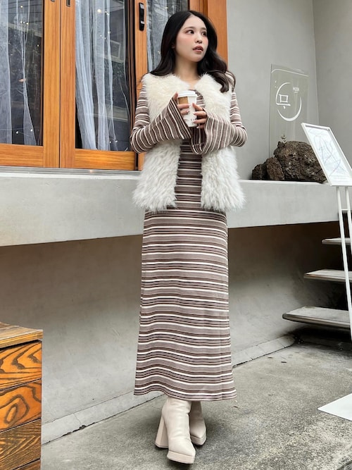 ミックスファーショートベスト（ベスト）｜Darich（ダーリッチ）の