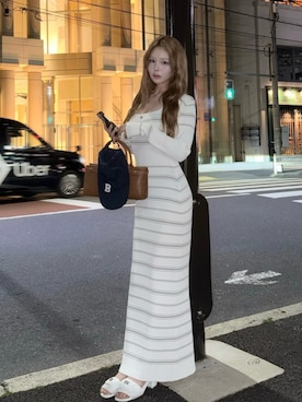 「Darich（ダーリッチ）のアイテム」を使った、Darichさん（レディース・163cm）の春コーディネート