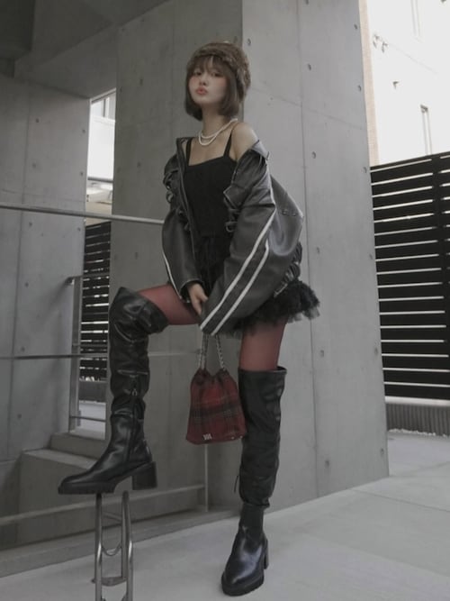 ソフトレザーニーハイブーツ（ブーツ）｜Darich（ダーリッチ）の