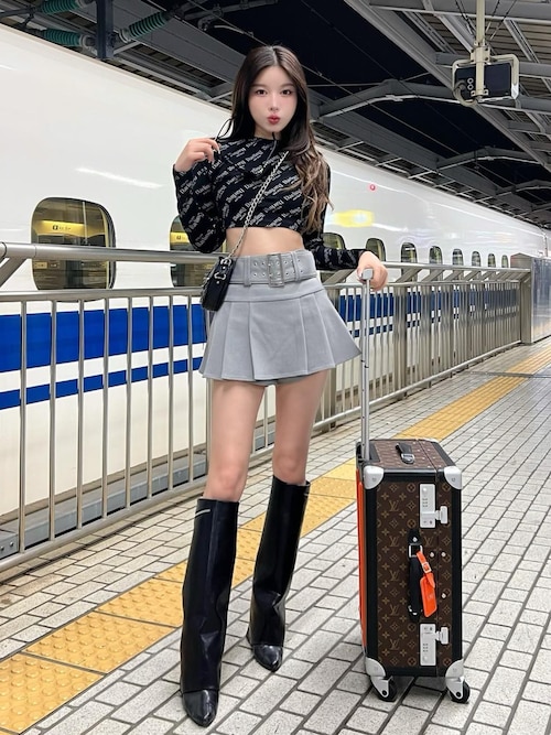 ダーリッチ darich ロングブーツ L ダーリッチ Darich ウルトラストレッチレザーロングブーツ