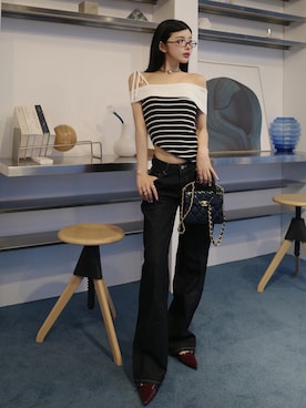 「フェスコーデ」｜「アイテム（その他トップス）」を使った、Darichさん（レディース・160cm）の夏コーディネート