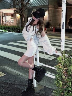 Darichさん（レディース・158cm）の冬コーディネート