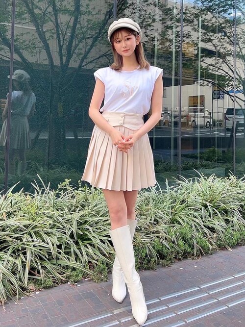 Darich ダーリッチ ハトメベルトプリーツミニスカート S ダーリッチ Darich ハトメベルトプリーツミニスカート