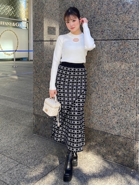 Darichさん（レディース・152cm）の冬コーディネート