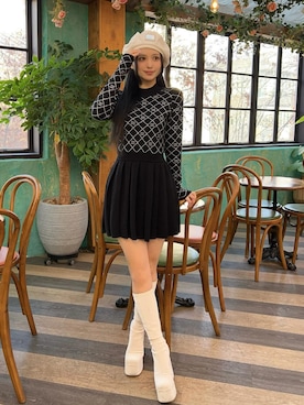 Darichさん(レディース・155cm)の冬コーディネート