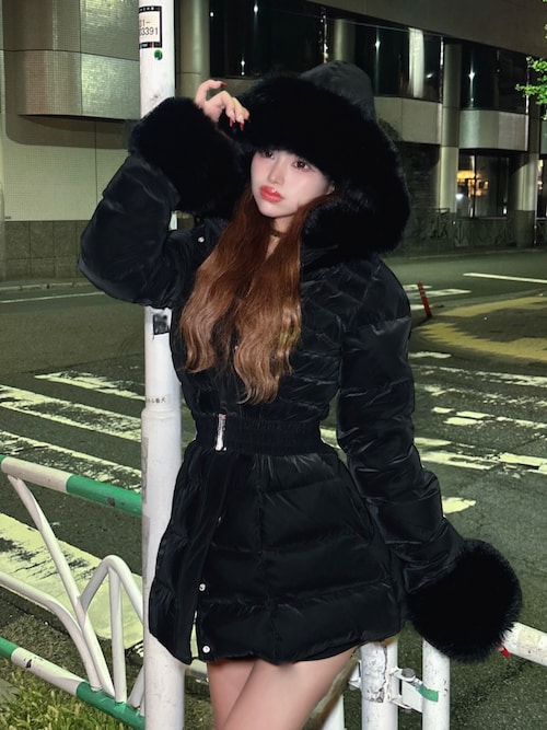 Darich ブラック ダウンコート Mサイズ ダーリッチ Darich レディ