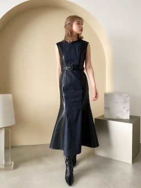 「アイテム（ワンピース）」を使った、Darichさん（レディース）の春コーディネート