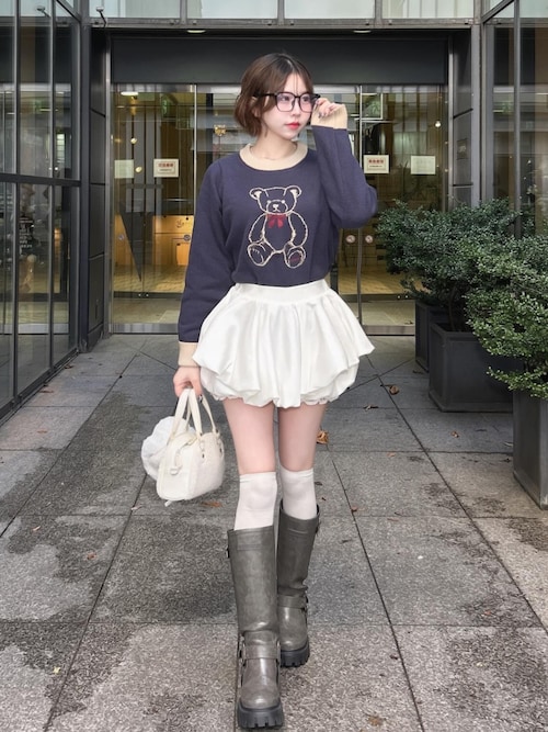 darich ボリュームバルーンミニスカート ボリュームバルーンミニスカート – Darich (ダーリッチ)