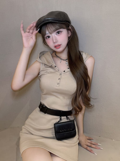Darich ヘンリーネックフードミニワンピース ヘンリーネックフードミニワンピース – Darich (ダーリッチ)