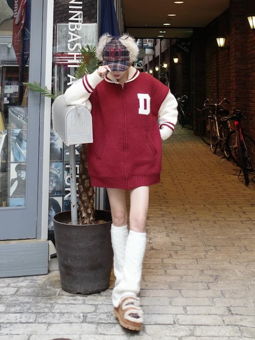 セール】THE Social CLUBニットブルゾン（ブルゾン）｜Darich