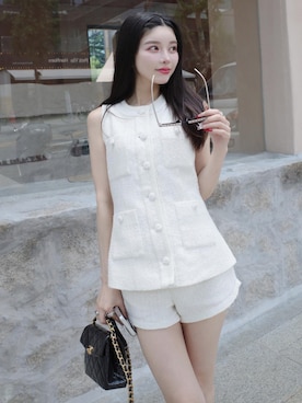 「アイテム（その他トップス）」を使った、Darichさん（レディース・160cm）の夏コーディネート