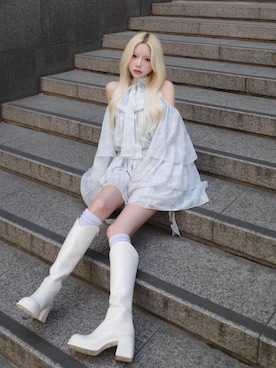 Darichさん（レディース・155cm）の冬コーディネート