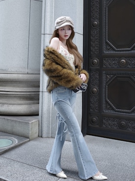 Darichさん（レディース・163cm）の冬コーディネート