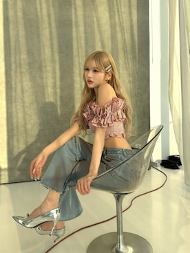 「アイテム（その他トップス）」を使った、Darichさん（レディース・165cm）の夏コーディネート