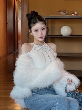 Darichさん(レディース・160cm)の冬コーディネート