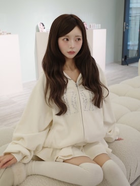 「アイテム（セットアップ）」を使った、Darichさん（レディース・158cm）の夏コーディネート