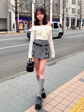 「Darich（ダーリッチ）のアイテム」を使った、Darichさん（レディース・162cm）の冬コーディネート