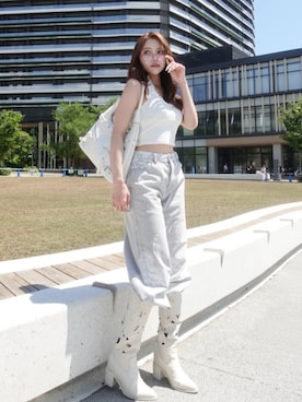 「Darich（ダーリッチ）のアイテム」を使った、Darichさん（レディース・163cm）の春コーディネート